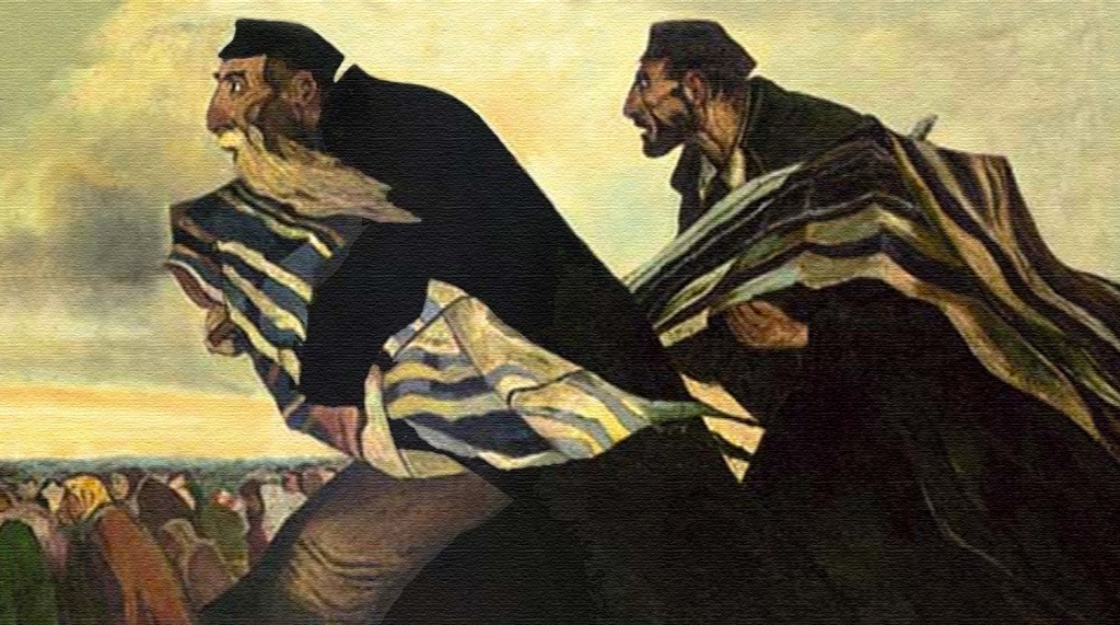 Художник Иссахар-Бер Рыбак. «Евреи бегут от погрома». Фото из открытых интернет-источников